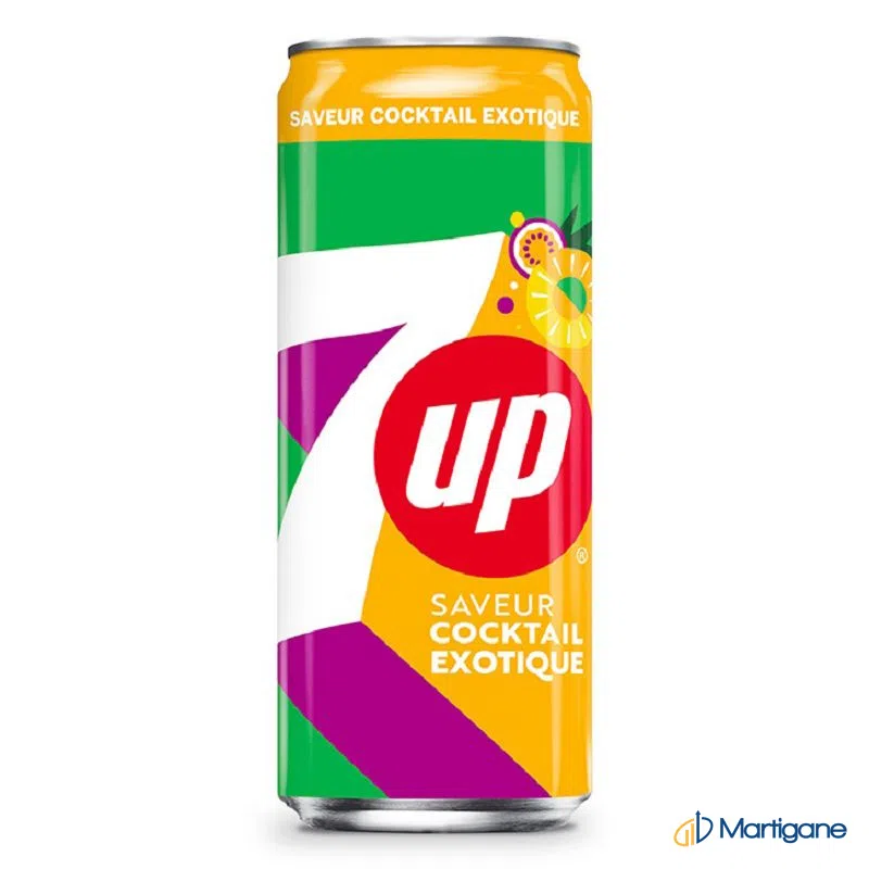 SEVEN UP - Exotique 33cl x24 – B2B Produkt bei Martigane